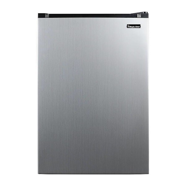 Magic Chef 4.4 Cu. Ft Stainless Steel Refrigerator Without Freezer