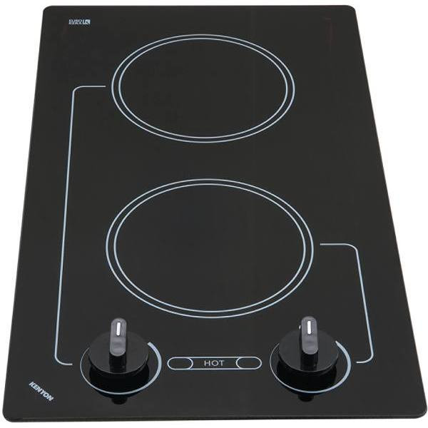 Kenyon Caribbean 12 In. 240 V Black Radiant Electric Cooktop W/ 2-Elements