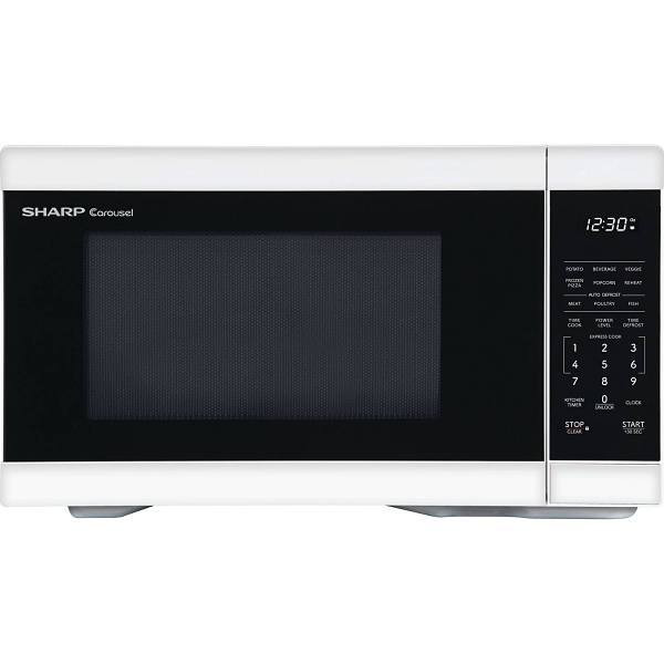 Sharp 1.1 Cf Countertop Microwave Oven Zsmc1161kw