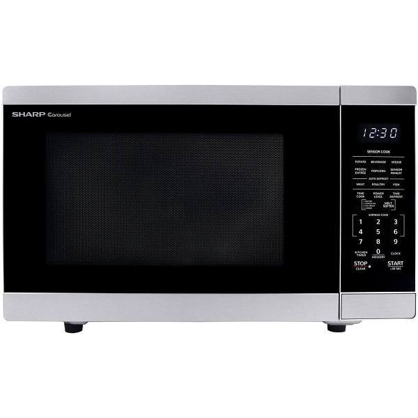 Sharp 1.4 Cf Countertop Microwave Oven Orville Redenbachers Certified Zsmc1464ks