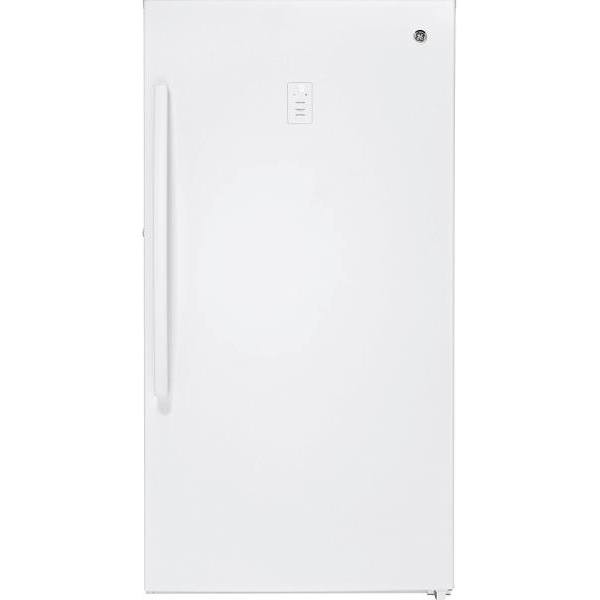 GE ENERGY STAR 17.3 Cu. Ft. Upright Freezer With Digital Defrost Control, White