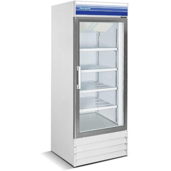 Norpole 13 Cu. Ft. 1 Door Merchandiser Freezer, White