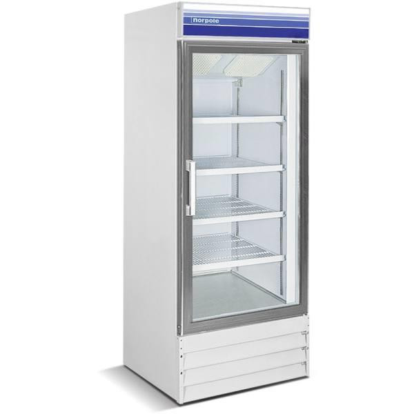 Norpole 23 Cu. Ft. 1 Door Merchandiser Freezer, White
