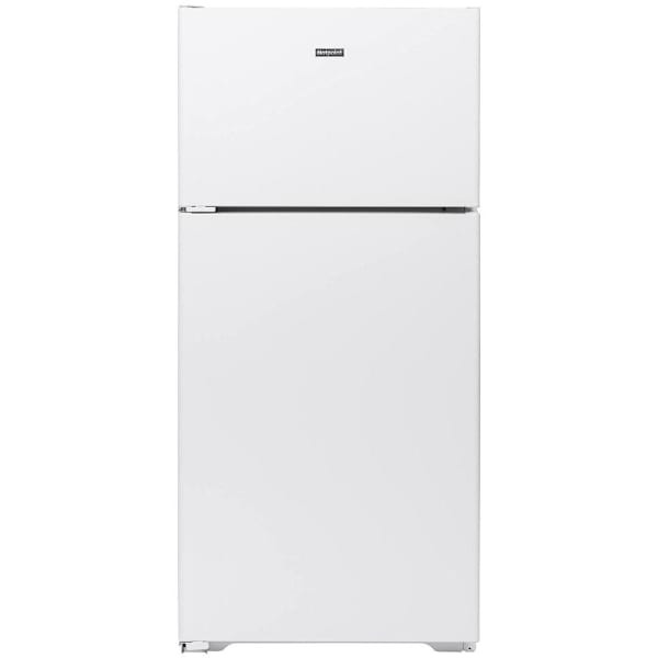 Hotpoint ENERGY STAR 15.6 cu. ft. 28 In. Top Freezer Refrigerator, White, ADA HPE16BTNLWW