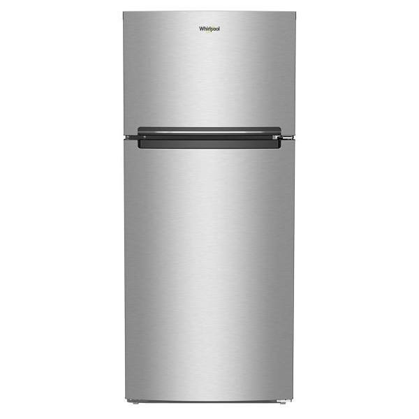 Whirlpool ENERGY STAR 16.3 cu. ft. 28 In. W Top Freezer Refrigerator, Stainless Steel