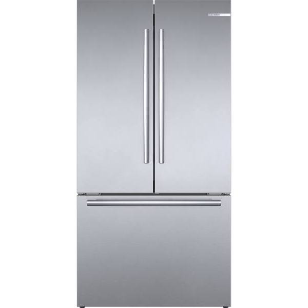 Bosch 800 Series 36-In 22 Cu.ft. French Door Refrigerator, 3 Doors B36CT80SNS
