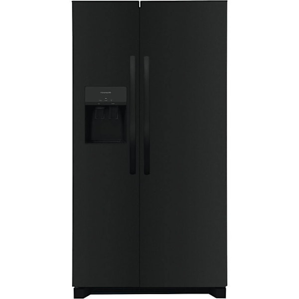 Frigidaire ENERGY STAR 36" 25.6 Cu. Ft. Standard Depth Side By Side Refrigerator, Black Stainless Steel FRSS2623AB