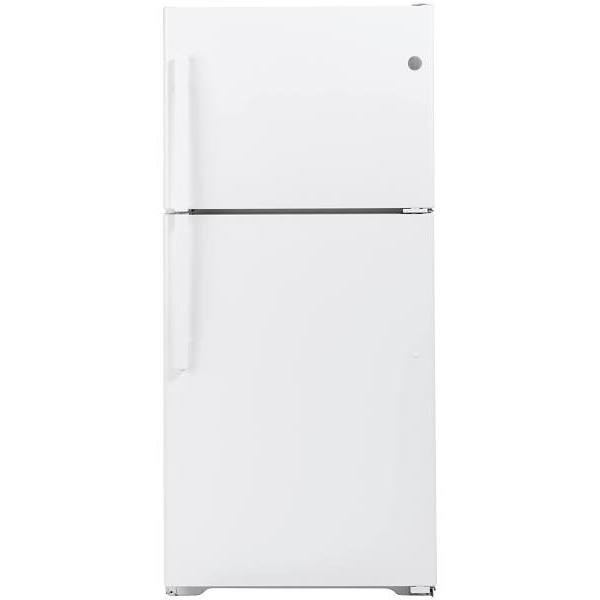 GE ENERGY STAR 19.2 cu. ft. 30in. Top Freezer Refrigerator, White, ADA GTE19JTNRWW