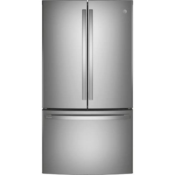 GE Profile ENERGY STAR 23.1 cu. ft. French Door SmartHQ Refrigerator With Ice Maker, Stainless Steel