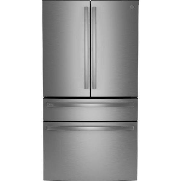 GE Profile ENERGY STAR 28.7 Cu. Ft. 4-Door French Door SmartHQ Refrigerator With Ice Maker, Stainless Steel