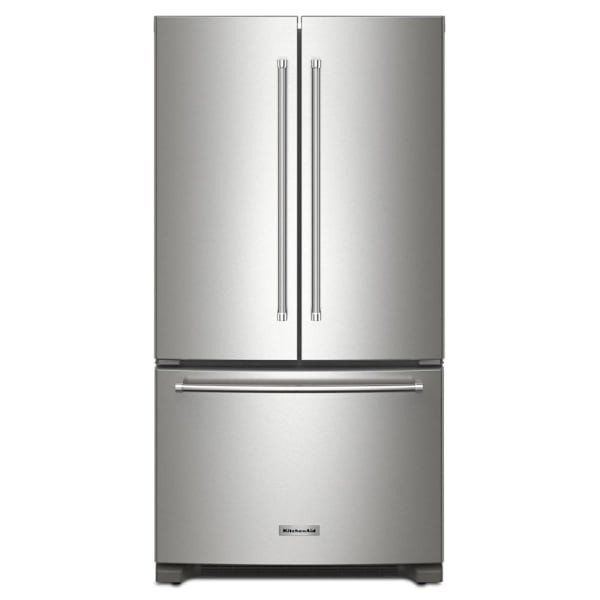 KitchenAid ENERGY STAR 20 cu. ft. French Door Refrigerator With Ice Maker, Stainless Steel