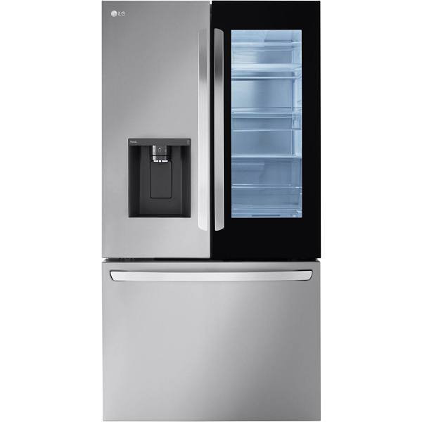 Lg 26 Cf Smart Instaview Counter-Depth French Door Refrigerator Graphite Steel