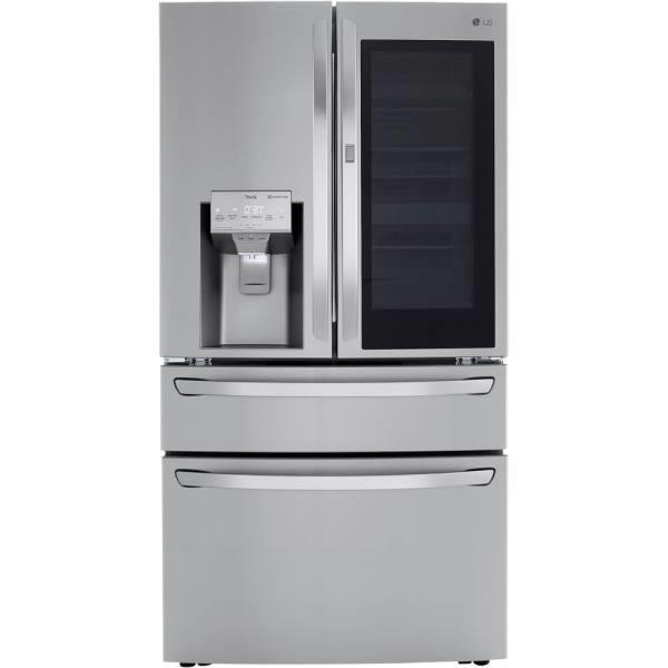 LG ENERGY STAR 30 Cu. Ft. 4-Door French Door Refrigerator With Instaview And Ice Maker, Stainless Steel, ADA