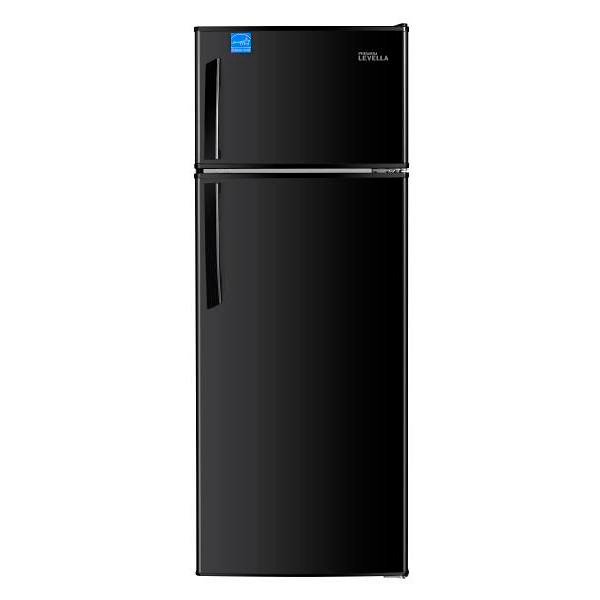 Premium Levella 7.3cf Top-Freezer Compact Refrigerator Black