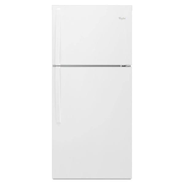 Whirlpool ENERGY STAR 19 cu. ft. 30 In. W Top Freezer, White, ADA