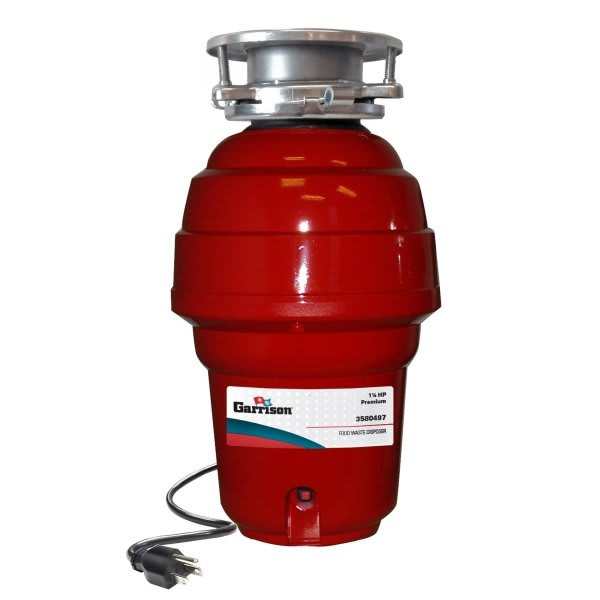 Garrison 1.25 Hp Premium Food Waste Disposal, With Installed Power Cord