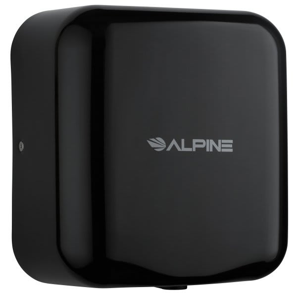 Alpine Industries Hemlock Automatic High-Speed Hand Dryer Black 120v