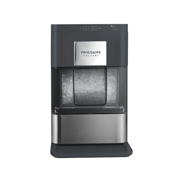 Frigidaire 10 In. 44 Lbs. Countertop Portable Nugget Ice Maker In Black With Sta