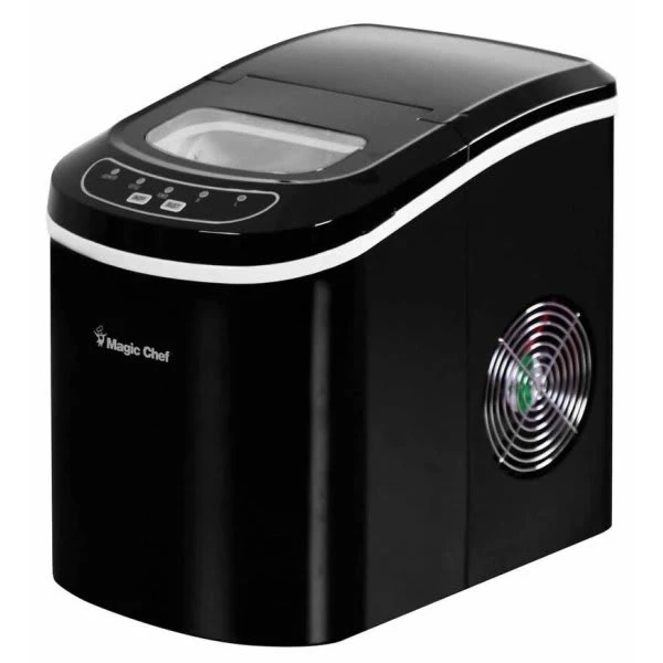 Magic Chef 27 Lbs Portable Ice Maker Black