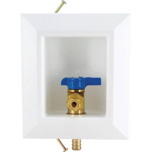Apollo 1/2 In. Brass Pex-B Barb Icemaker Outlet Box APXBOXIM
