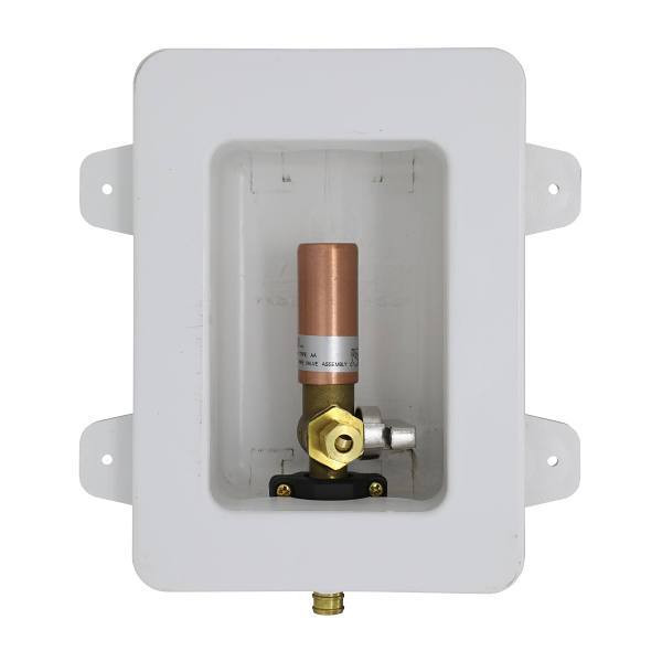 LSP Firestop Ice Maker Box 1/2" Cpvc X 1/4" Comp With Hammer Arrester OBFS-8120-LL