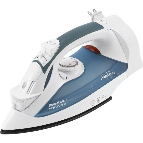 Sunbeam Greensense Full Size Steam Master, White, Retractable Iron