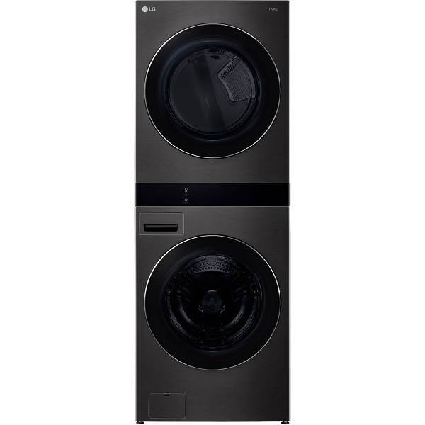 LG 5.0 Cubic Feet / 7.4 Cubic Feet Electric Washtower With Center Control, Ezdispense