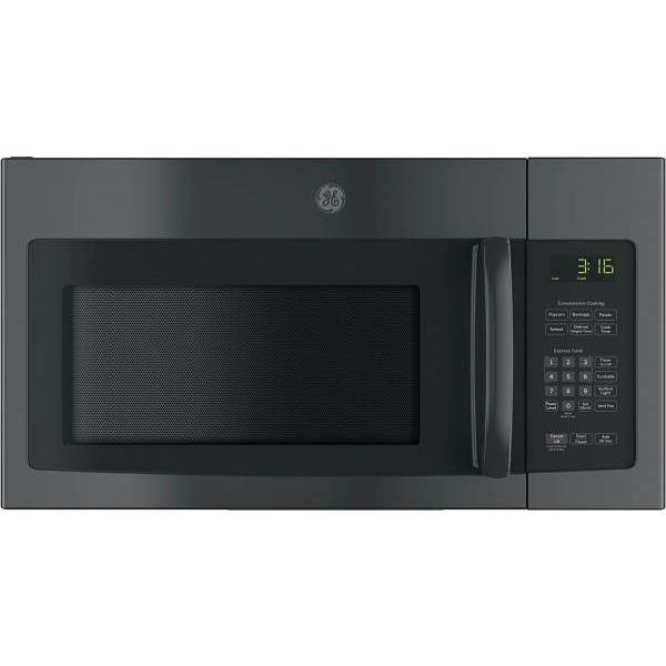 GE 1.6 cu. ft. Over The Range Convertible Top Vent Microwave, Black JVM3162DJBB