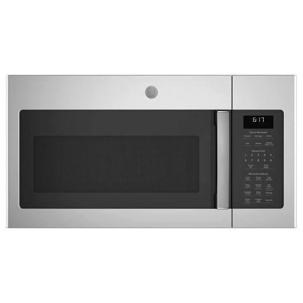 GE 1.7 cu. ft. Over The Range Convertible Top Vent Microwave, Sensor Cooking, Stainless Steel