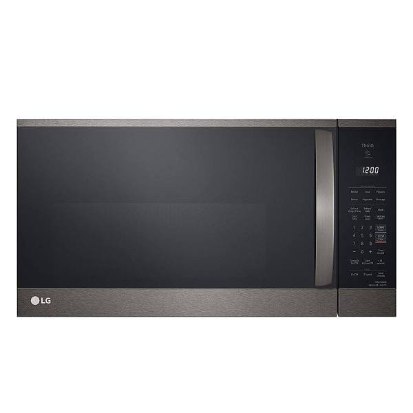 Lg 1.8 Cf Overtherange Microwave 300 Cfm Sensor Thinq Easyclean Black Stainless