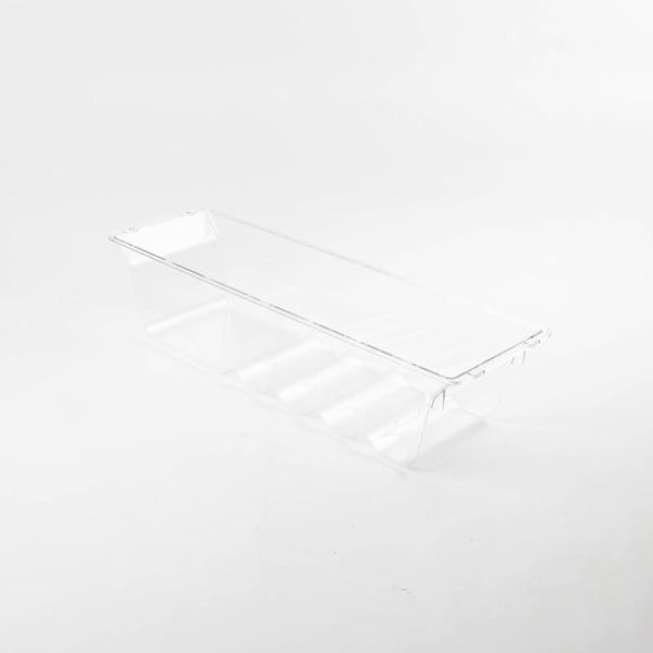 GE Replacement Clear Convertible Drawer Bin For Refrigerator, Part# Wr71x43865