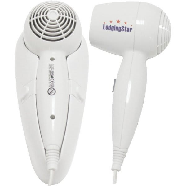 Lodging Star 1500-Watt Wall Mounted Hair Dryer In Ash, Case Of 10