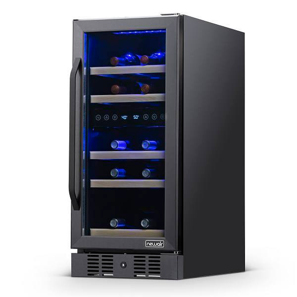 NewAir 15  Inch Built-In 29 Bottle Dual Zone Wine Fridge