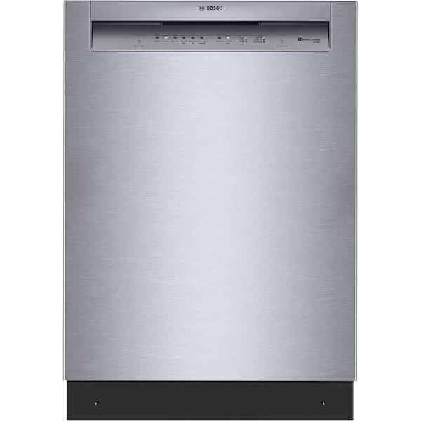 Bosch 300 Series 24 In. Stainless Steel Front Control Tall Tub Dishwasher SHE43DM5N