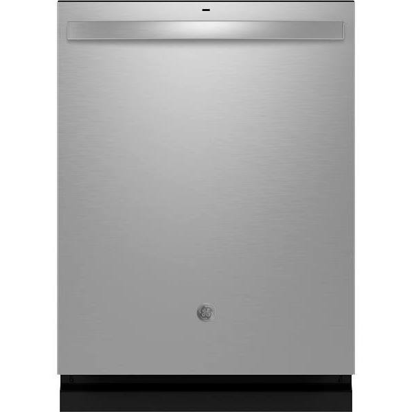 GE ENERGY STAR 24 In. Top Control SmartHQ Dishwasher With Ss Interior, Sanitize Cycle, Dry Boost, Stainless Steel GDT670SYVFS