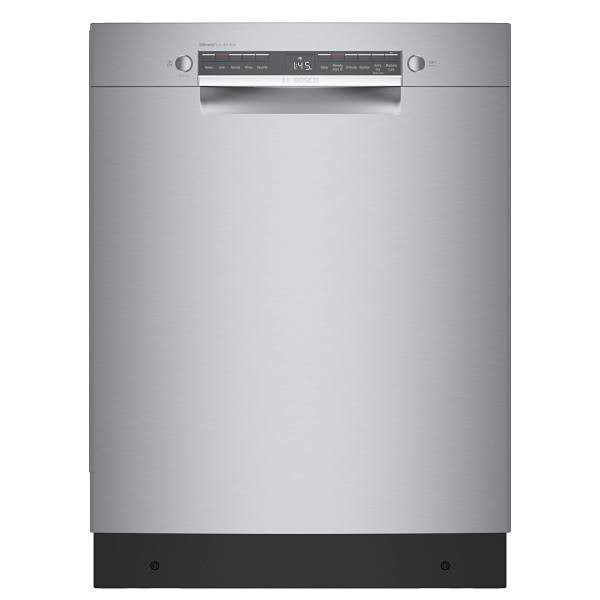 Bosch 300 Series ENERGY STAR 24 In. Front Control Dishwasher With Stainless Steel Tub, Stainless Steel, ADA