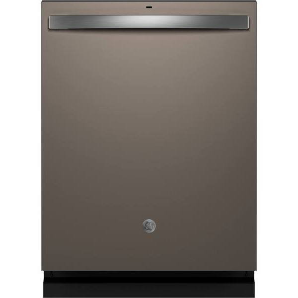 GE ENERGY STAR 24 In. Top Control SmartHQ Dishwasher With Ss Interior, Sanitize Cycle, Dry Boost, Slate