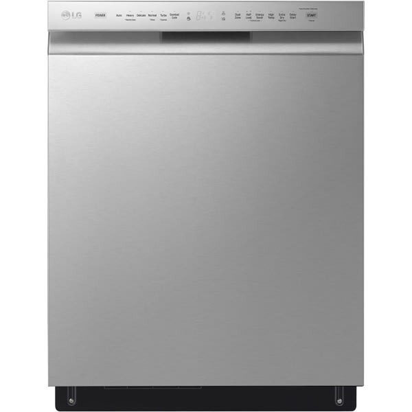 Lg Front Control Dishwasher With Quadwash In Stainless Steel