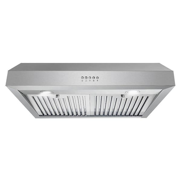 Cosmo 30 In. Haven Collection 380 CFM Ducted Under Cabinet Range Hood, Uc30