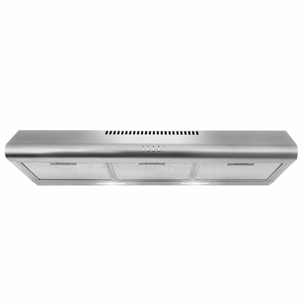 Cosmo 36 In. Delta Collection Ducted Under Cabinet Range Hood, Cos-5mu36