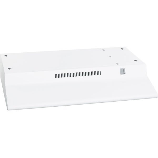 GE Non-Vented Standard Range Hood, White
