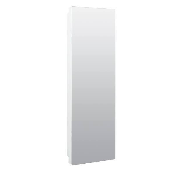 Zenna Professional 12"W X 36"H Polished Edge Frameless Recessed Medicine Cabinet E980M361AR