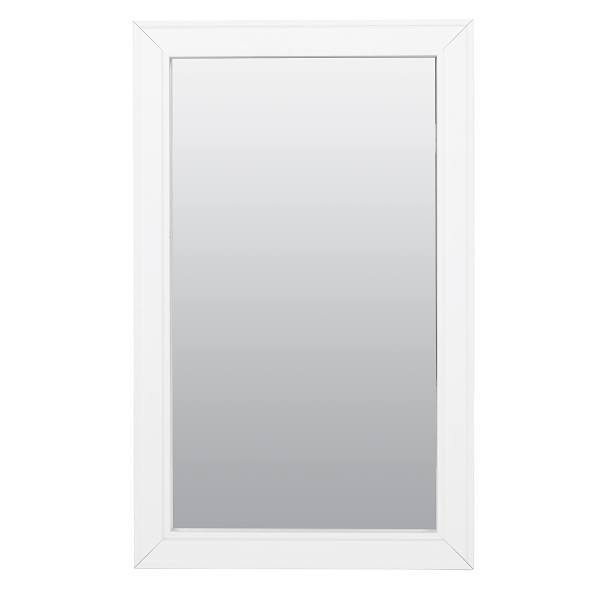 Zenna Professional Recess Medicine Cabinet With Mirror, 16.25" X 26.25", White EST9910R1W