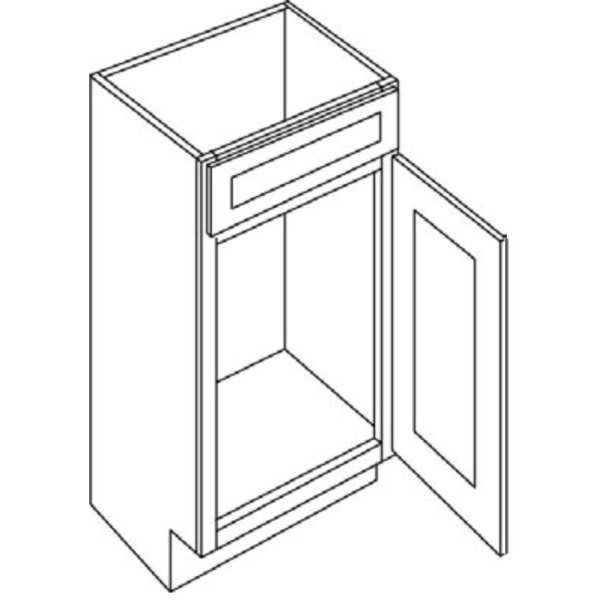 CNC CABINETRY Country Oak Vanity Base Cabinet 24w X 32.5h C4-V2418-32.5