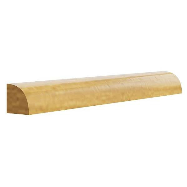CNC CABINETRY Luxor Shoe Molding, 96"L X 0.75"H X 0.75"D, Shaker Misty Grey L03-SHM