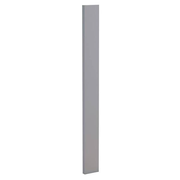 Mill's Pride Richmond Kitchen Cabinet Filler Strip, Vesuvius Gray, 3"X36"X0.75" FS36-RVG