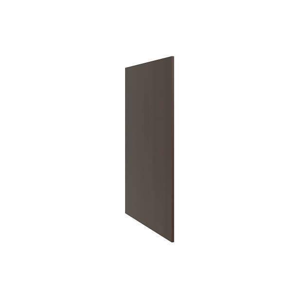 CNC CABINETRY Luxor Wall End Skin, 0.25"W X 96"H X 23.25"D, Shaker Espresso L11-FS9624
