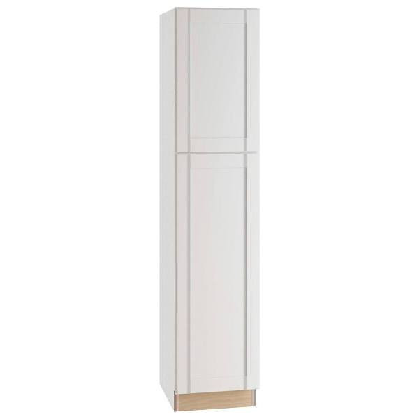 Mill's Pride Richmond Shaker Rta Pantry Cabinet, Verona White, 18"X84"X24" U182484-RVW