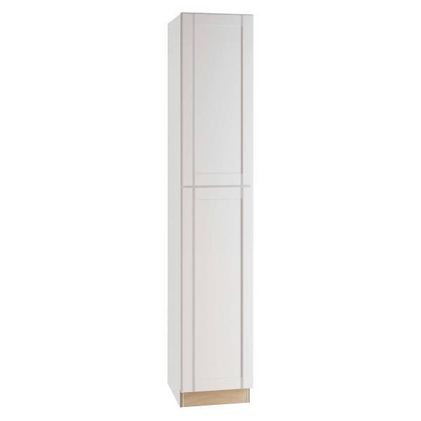 Mill's Pride Richmond Shaker Rta Pantry Cabinet, Verona White, 18"X96"X24" U182496-RVW