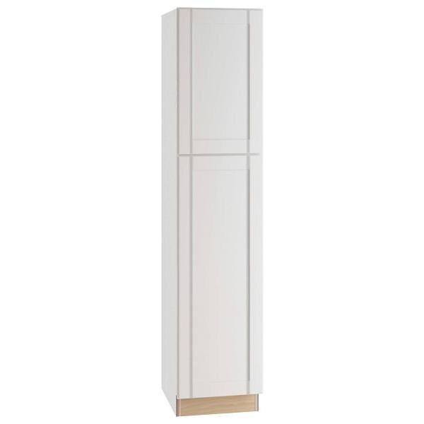 Mill's Pride Richmond Shaker Rta Pantry Cabinet, Verona White, 18"X90"X24" U182490-RVW